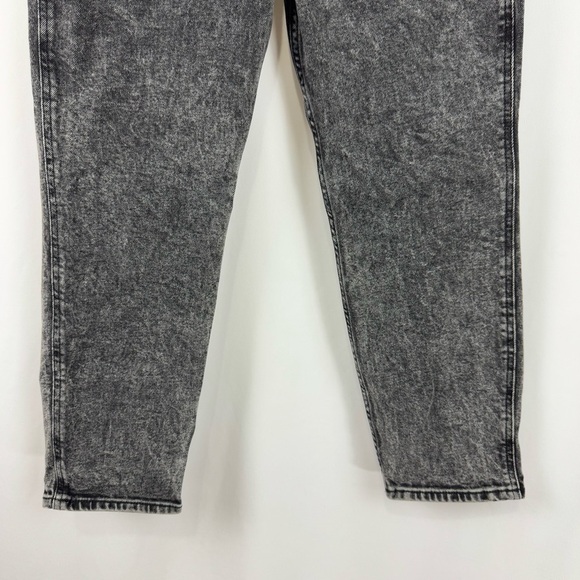 HOLLISTER WOMENS SZ 1S CURVY HIGH-RISE MOM JEAN VINTAGE BLACK WASH STRETCHY FIT - Picture 3 of 12
